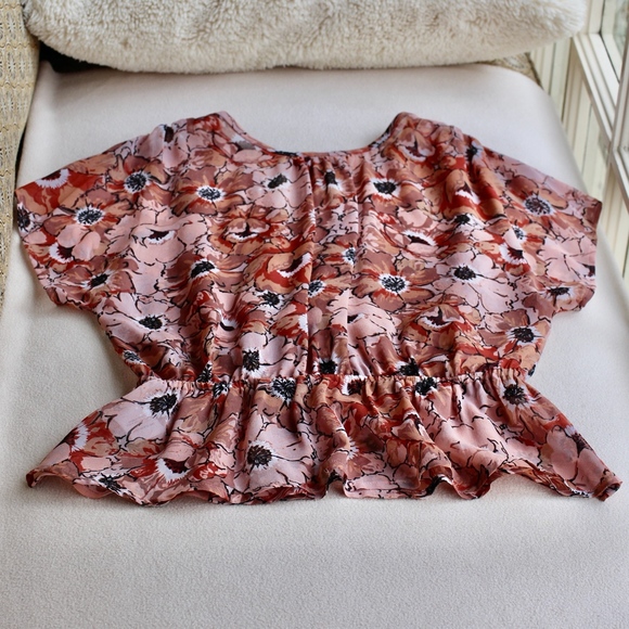 Joie Floral Silk Blouse - Picture 2 of 8